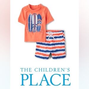 Swim trunks with top